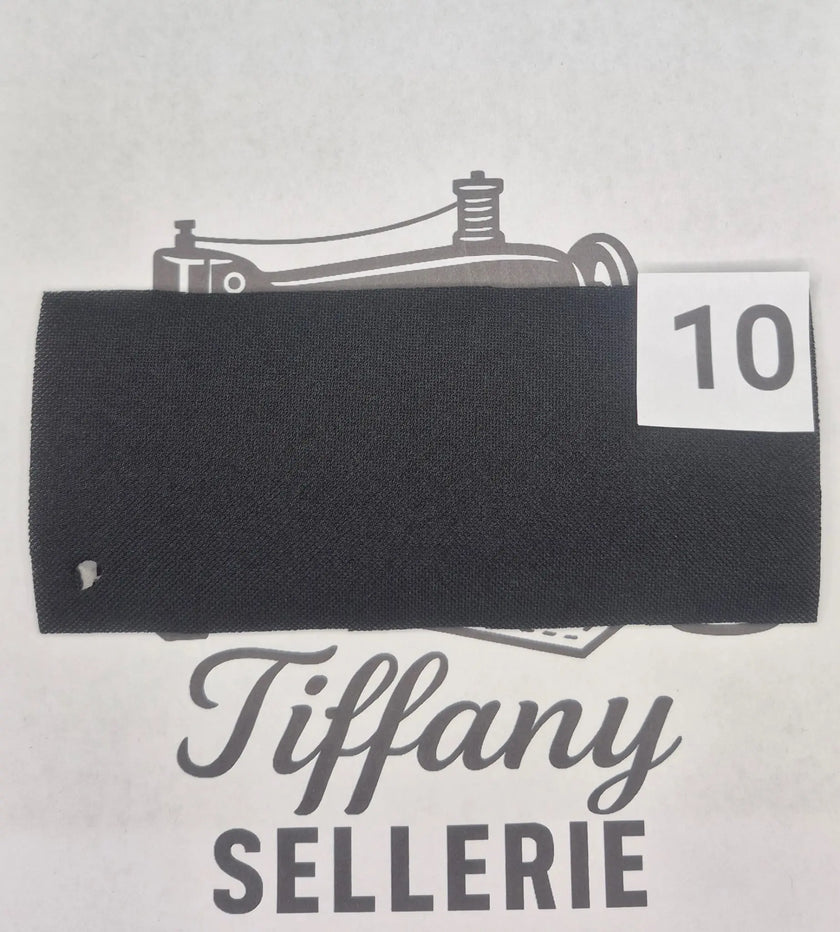 Tissus noir charbon Tiffany Sellerie