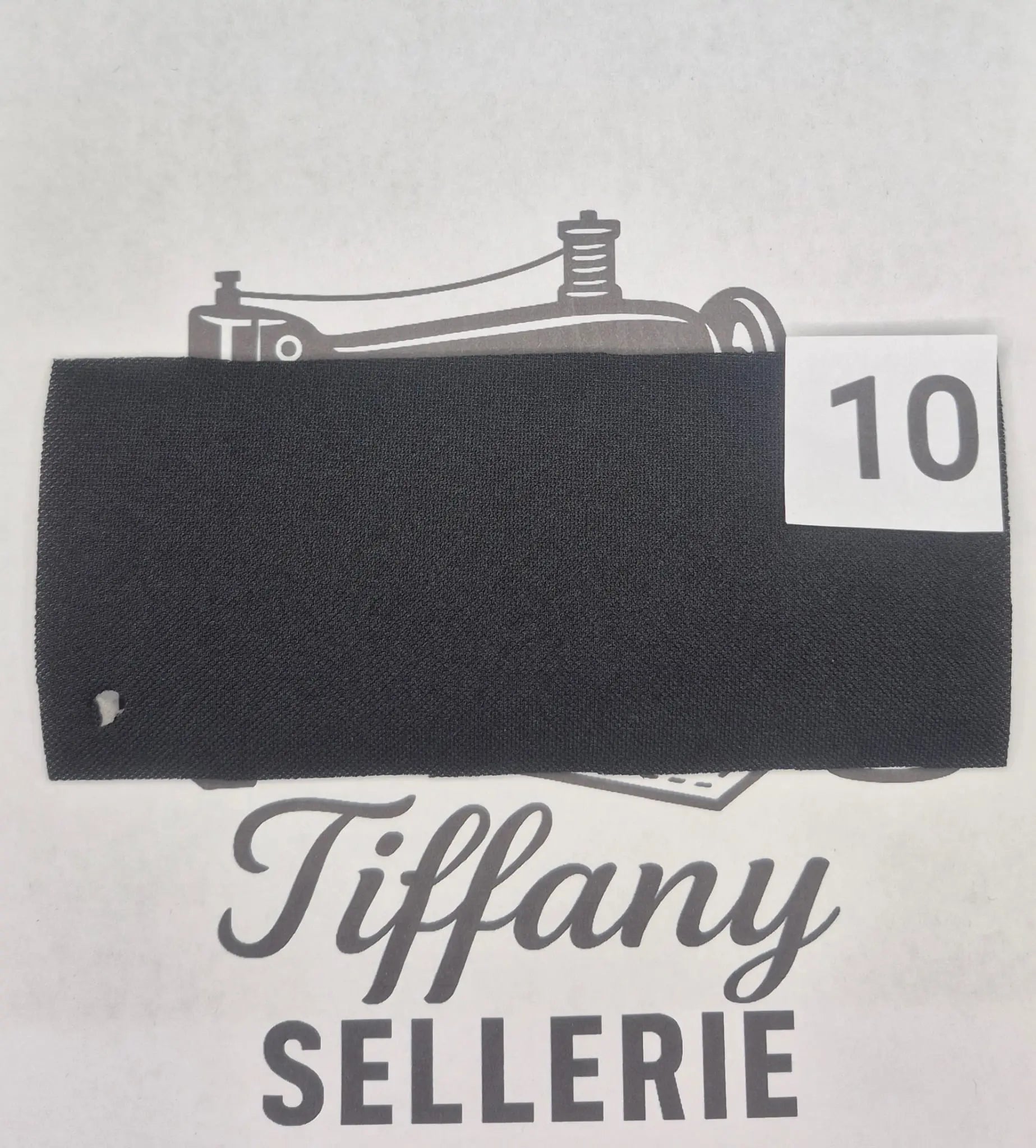 Tissus noir charbon Tiffany Sellerie