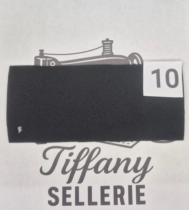 Tissus noir charbon Tiffany Sellerie