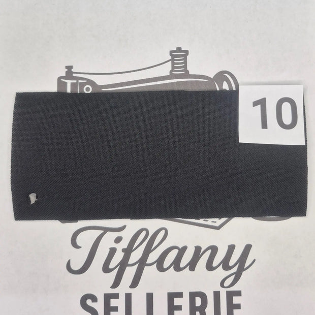 Tissus noir charbon Tiffany Sellerie