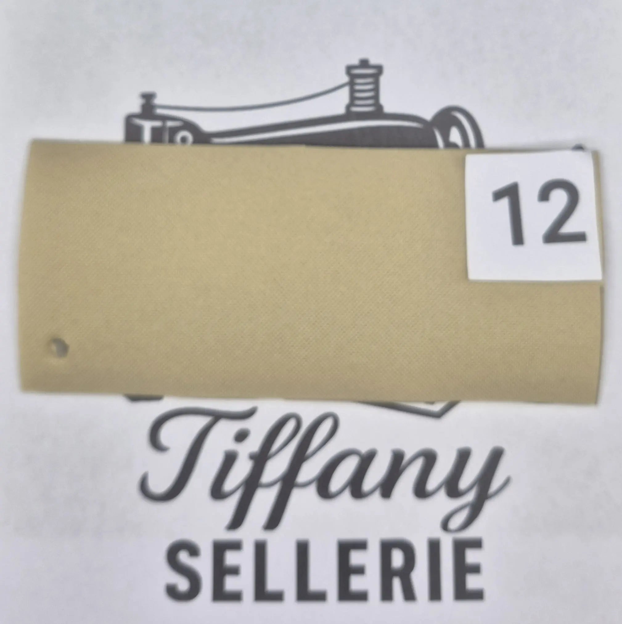 Tissus vanille Tiffany Sellerie