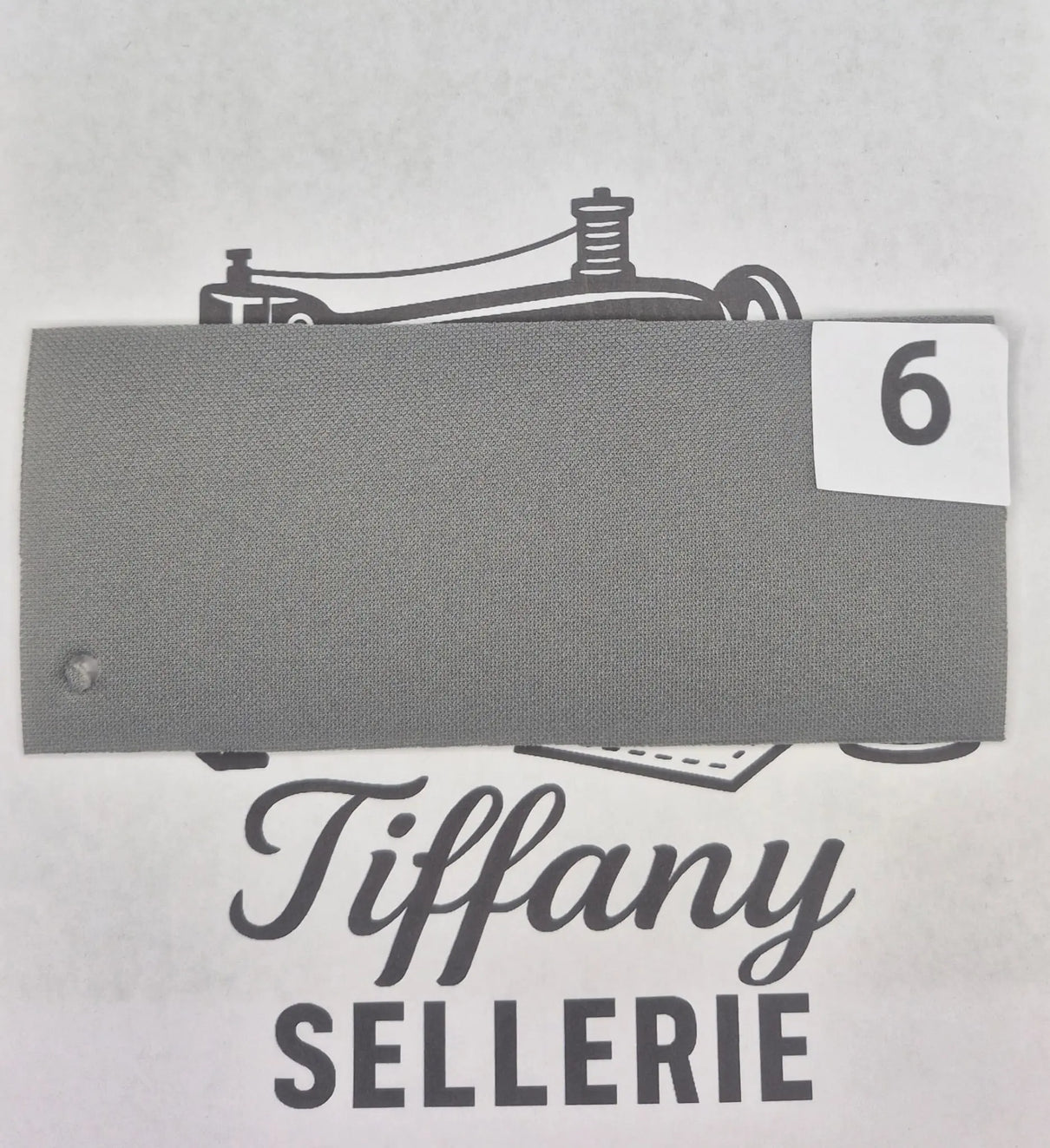 Tissus gris moyen Tiffany Sellerie