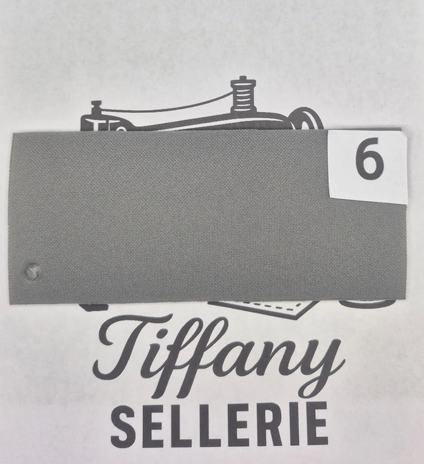 Tissus gris moyen Tiffany Sellerie