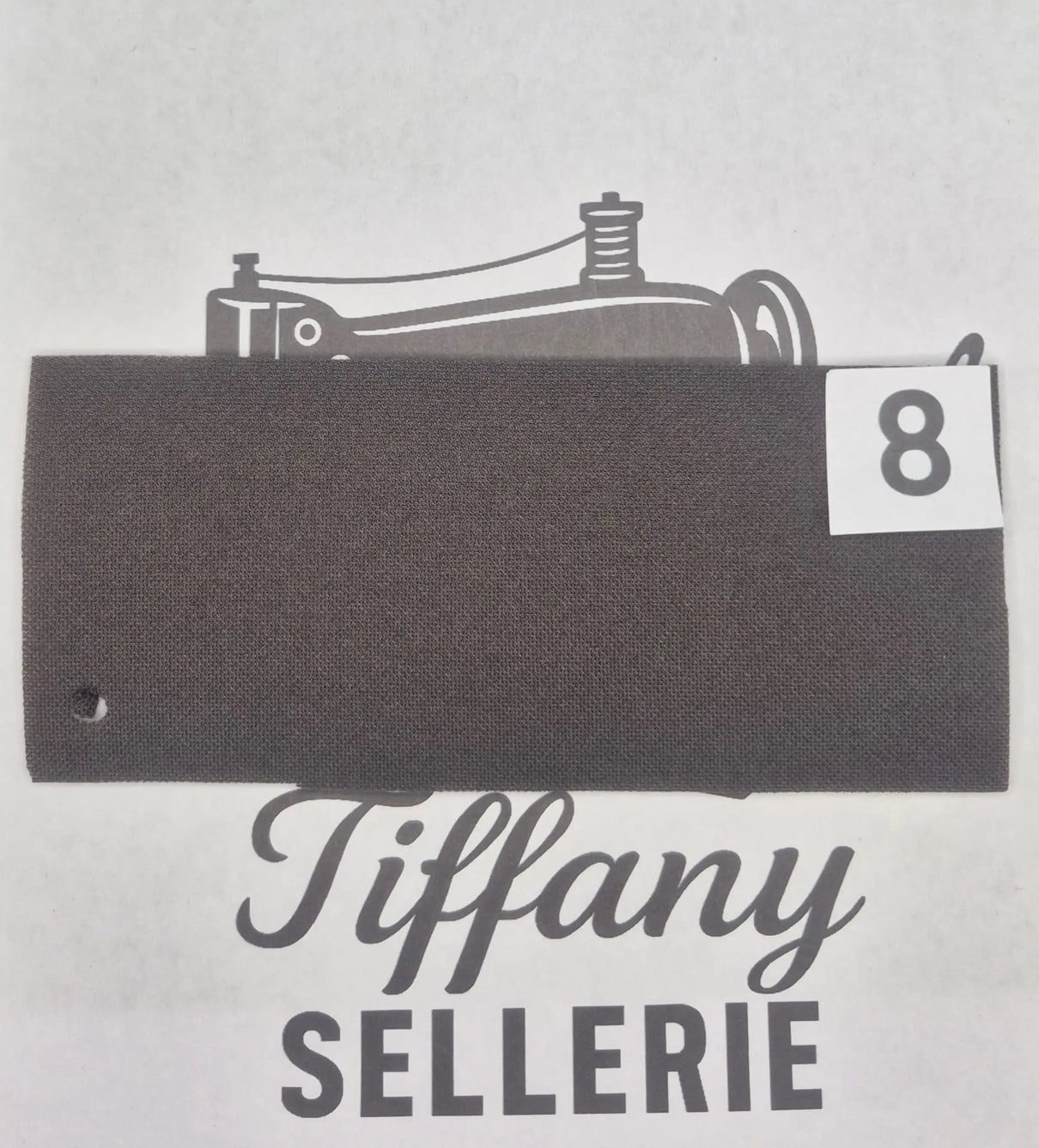 Tissus gris obscur Tiffany Sellerie