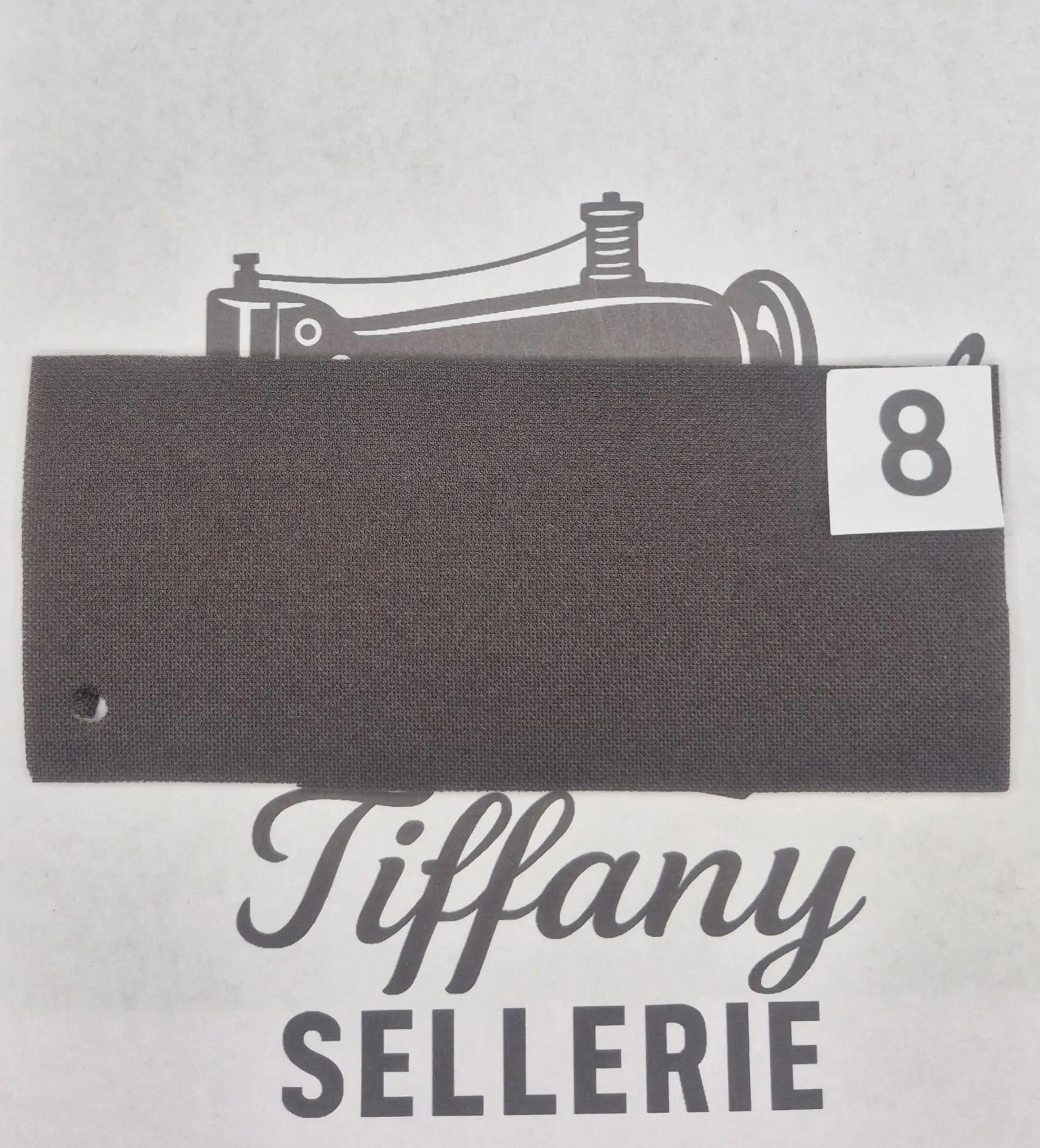 Tissus gris obscur Tiffany Sellerie