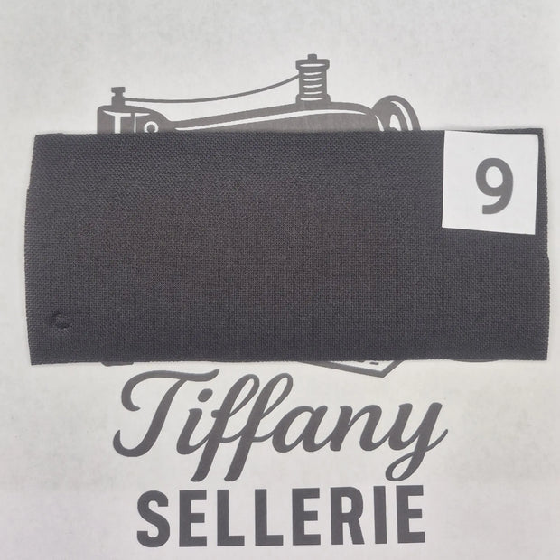 Tissus noir grisé Tiffany Sellerie