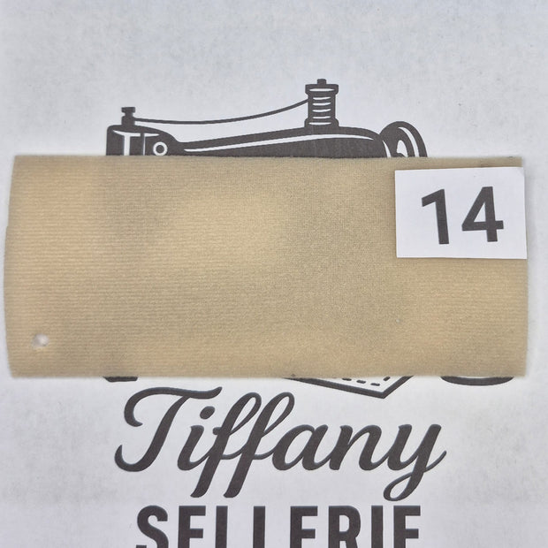 Tissus velours naturel Tiffany Sellerie