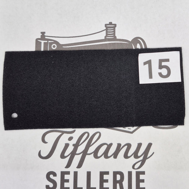 Tissus velours noir Tiffany Sellerie