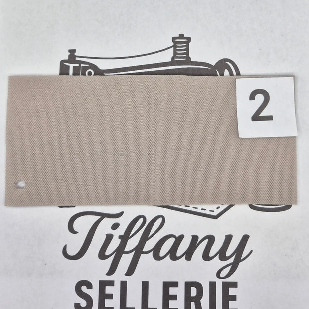 Tissus outlet greige Tiffany Sellerie