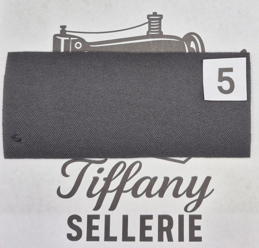 Tissus outlet noir grisé Tiffany Sellerie