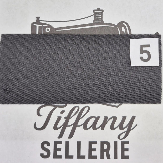 Tissus outlet noir grisé Tiffany Sellerie