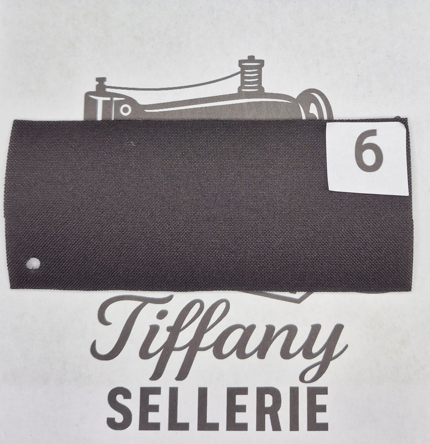 Tissus outlet noir profond Tiffany Sellerie