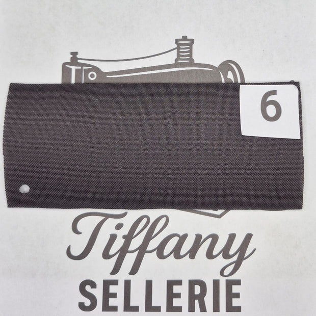 Tissus outlet noir profond Tiffany Sellerie
