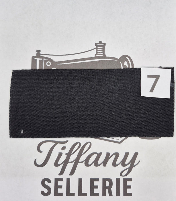 Tissus outlet noir charbon Tiffany Sellerie