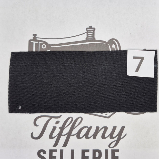 Tissus outlet noir charbon Tiffany Sellerie