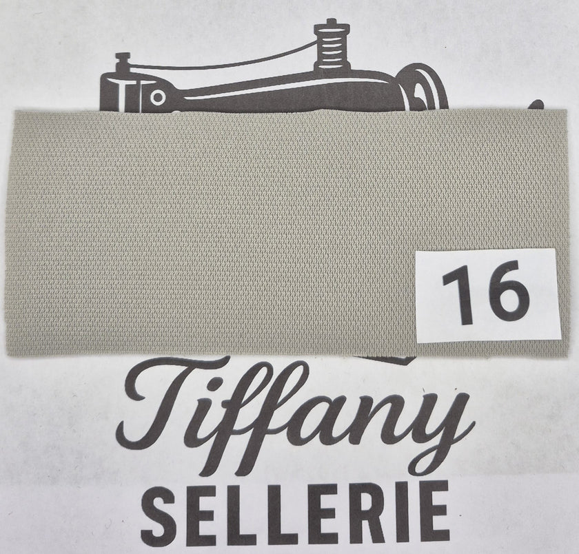 Tissus Gris clair ( grosses mailles ) Tiffany Sellerie