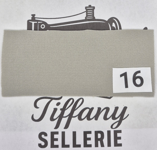 Tissus Gris clair ( grosses mailles ) Tiffany Sellerie