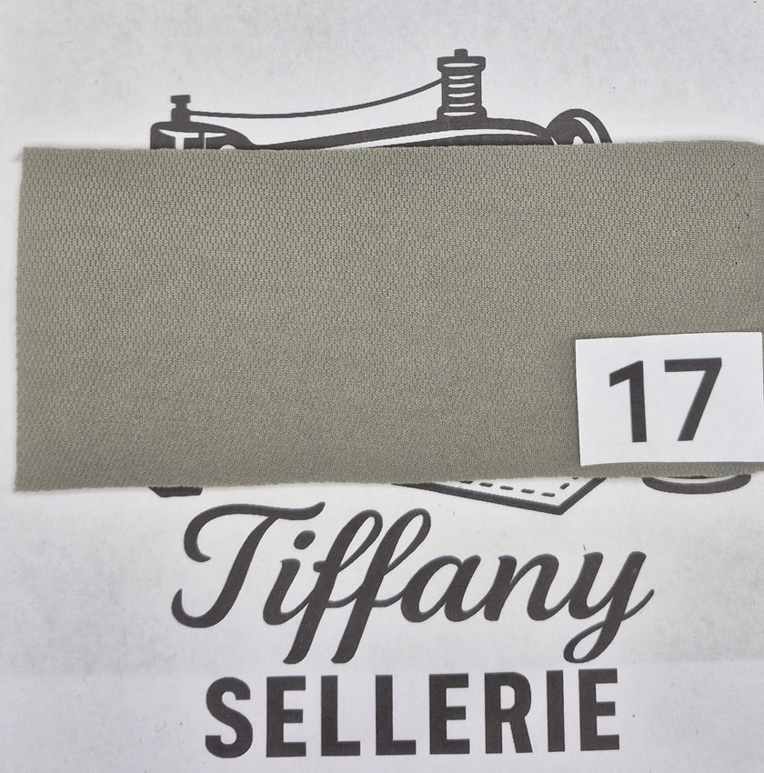 Tissus gris ( grosses mailles ) Tiffany Sellerie