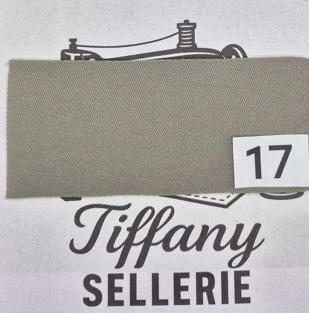 Tissus gris ( grosses mailles ) Tiffany Sellerie