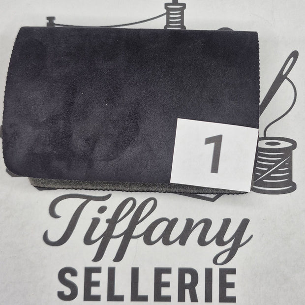 Tissus suède noir Tiffany Sellerie