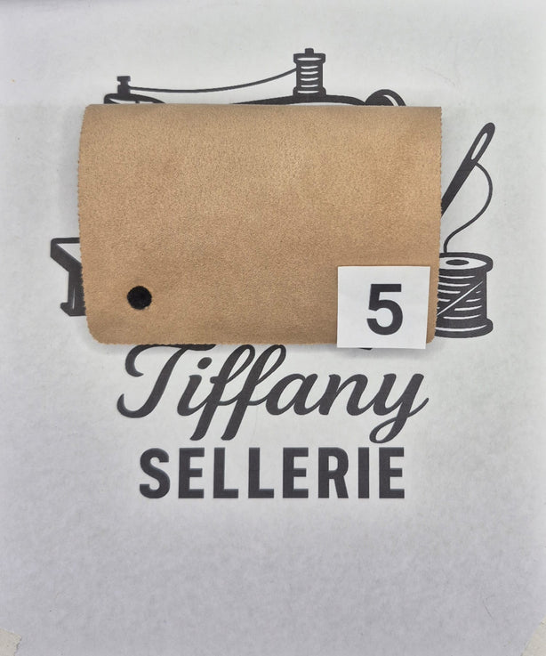 Tissus suède beige Tiffany Sellerie