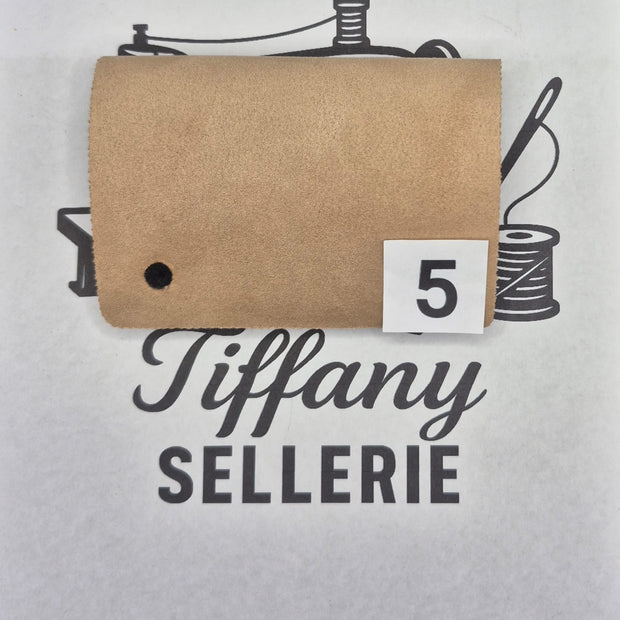Tissus suède beige Tiffany Sellerie
