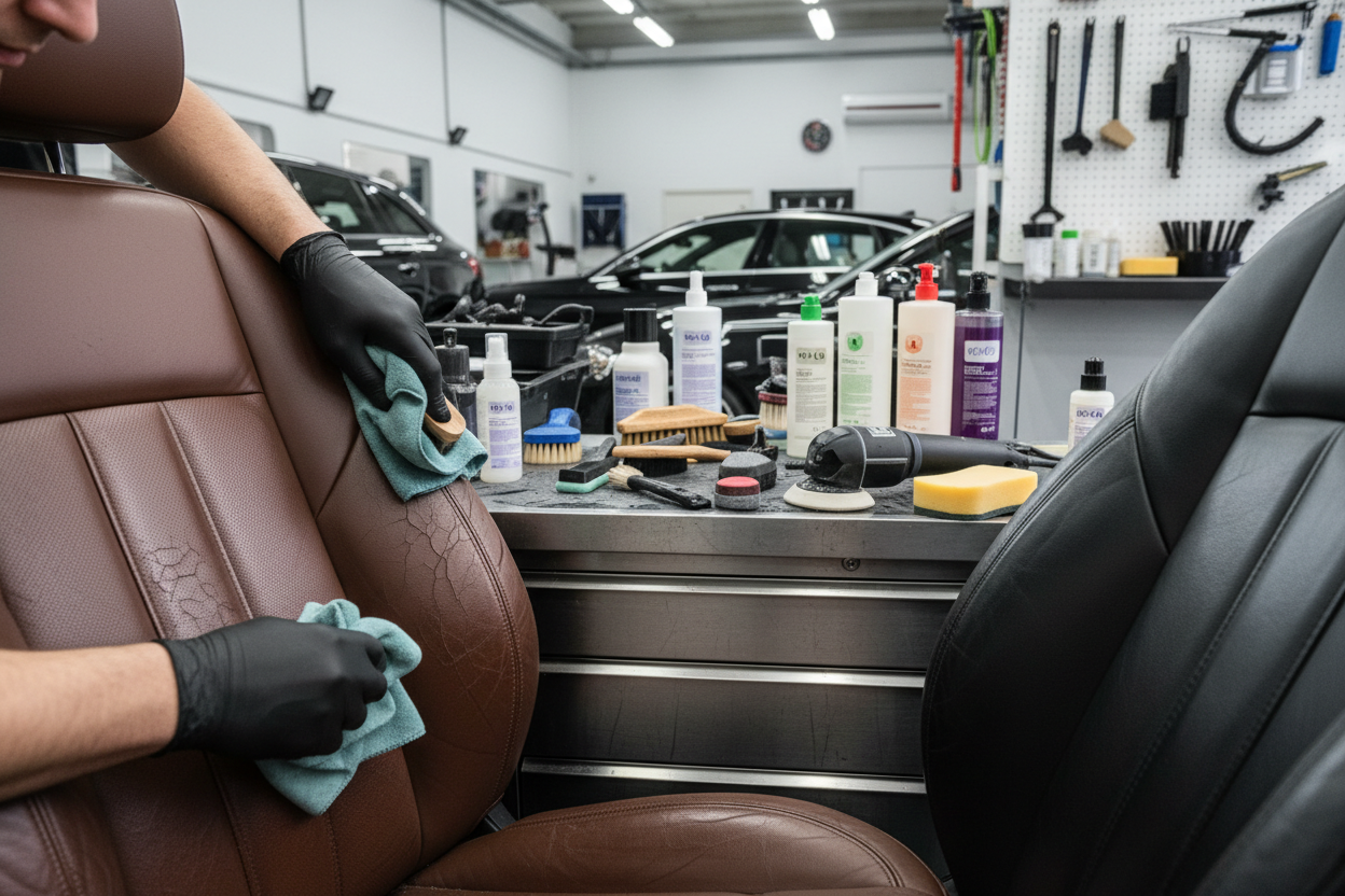renovation cuire de voiture
